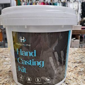 Hula Home Hand Casting Kit non-toxic DIY Hand Mold Wood Base Brand New